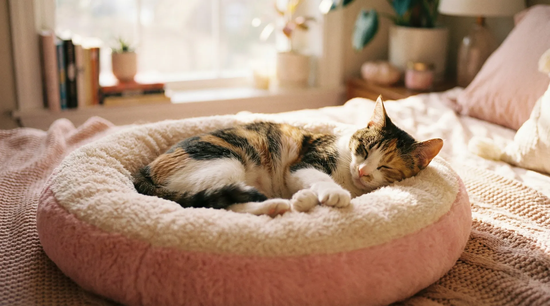 三花猫安静入睡 - 管野しずか